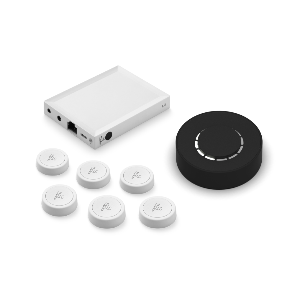 Flic l Pro Kit l Button White l Twist Black