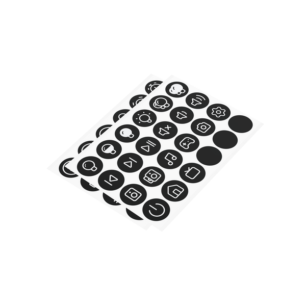 Flic Button l Sticker Sheet l Glow