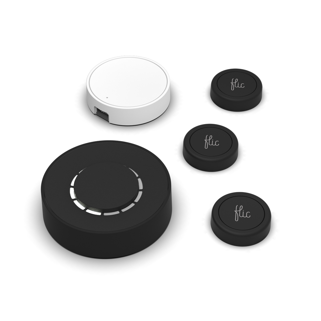 Flic l Starter Kit l Button Black l Twist Black
