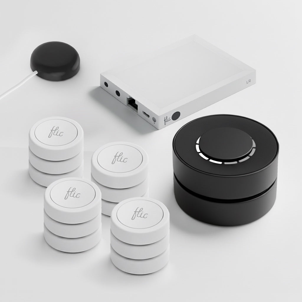 Flic | Mega Kit | Button White | Twist Black