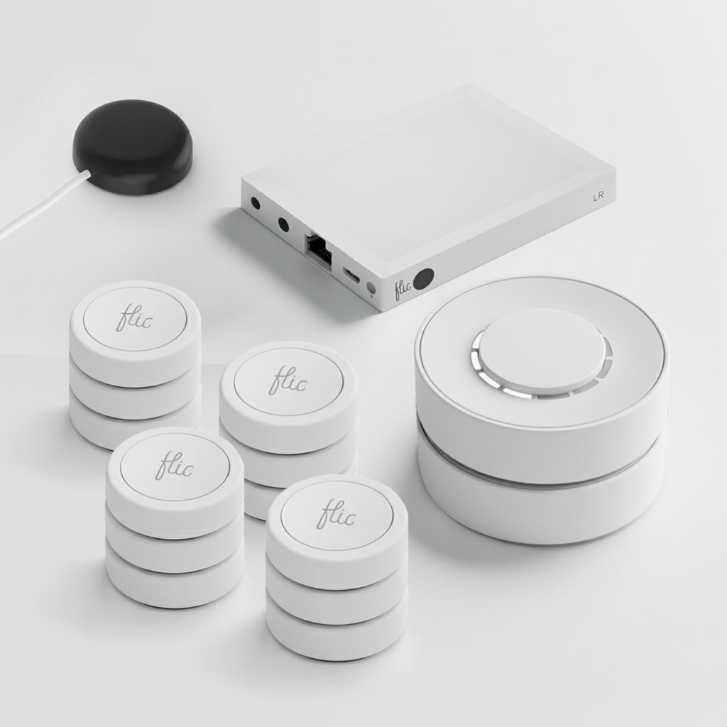 Flic l Mega Kit l Button White l Twist White