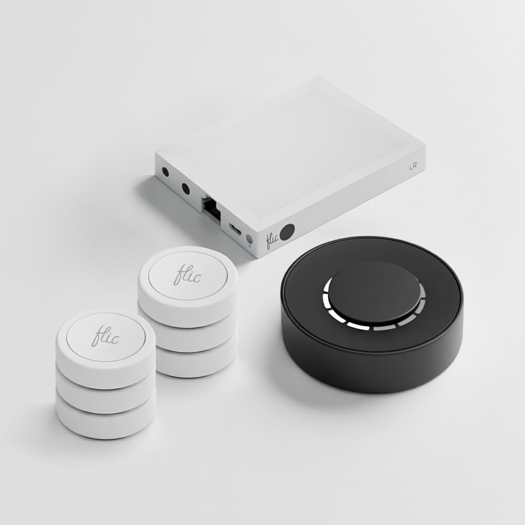 Flic l Pro Kit l Button White l Twist Black