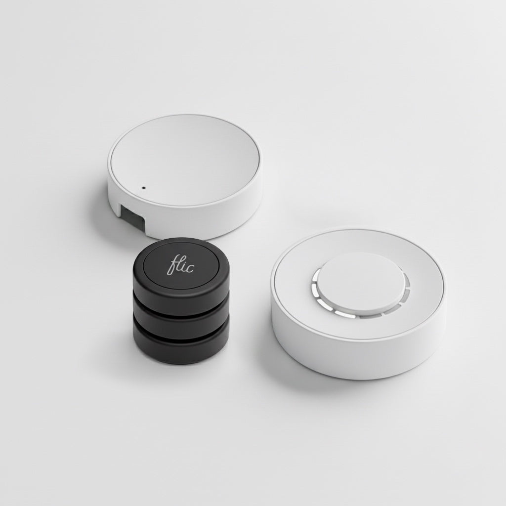 Flic | Starter Kit | Button Black | Twist White